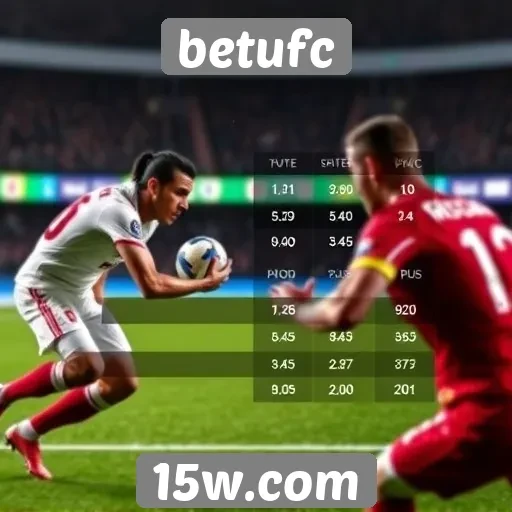 Comparativo de odds no betufc